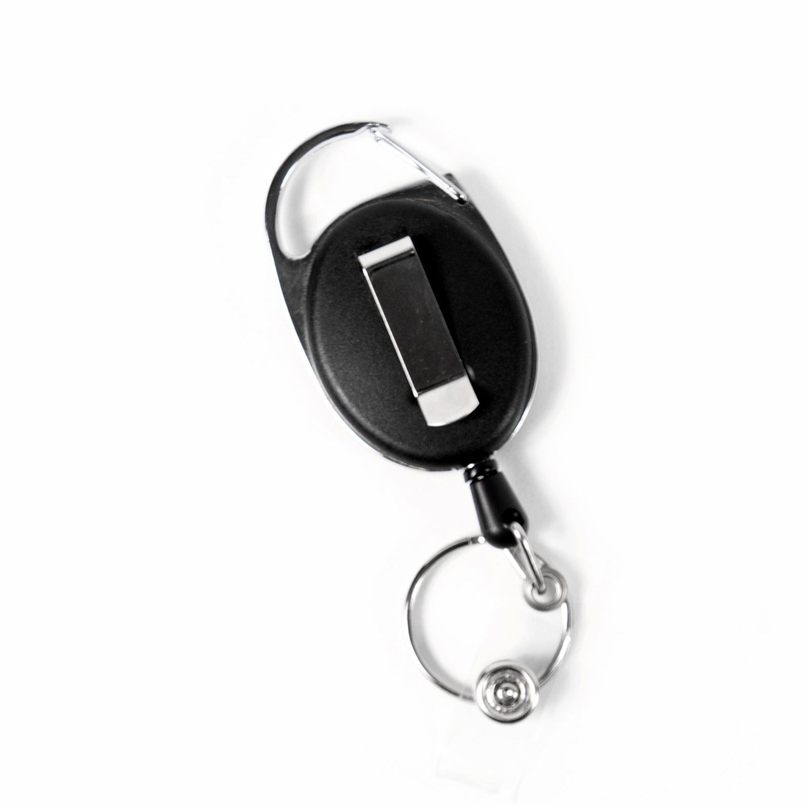 Retractable Key Ring Carabineer with Belt Clip – Schoolbelt